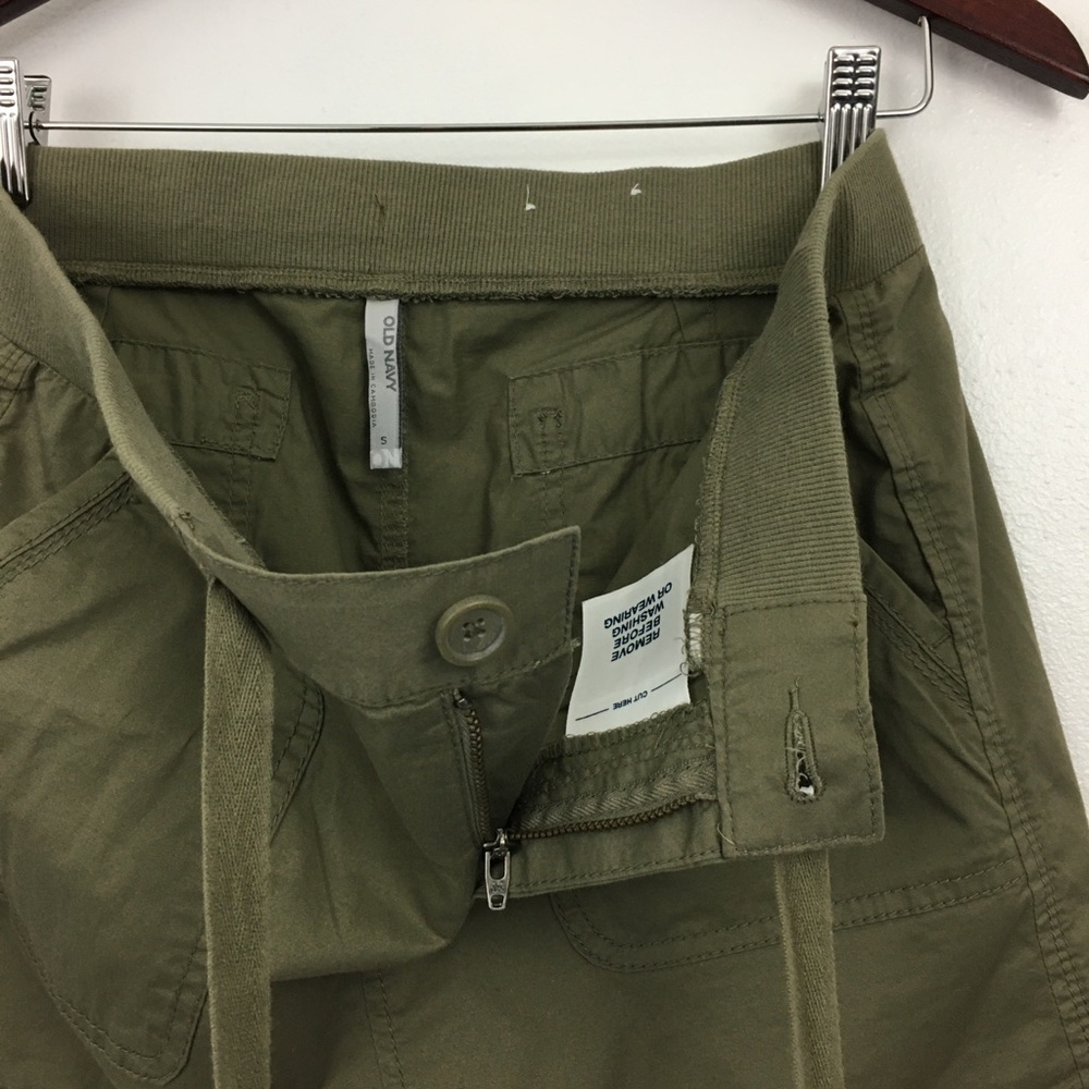 2/$20 Old Navy Drawstring Waist Green Skirt - Picture 3 of 7
